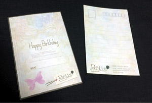 DOLLS HAIR GALLERY バースデーカードA